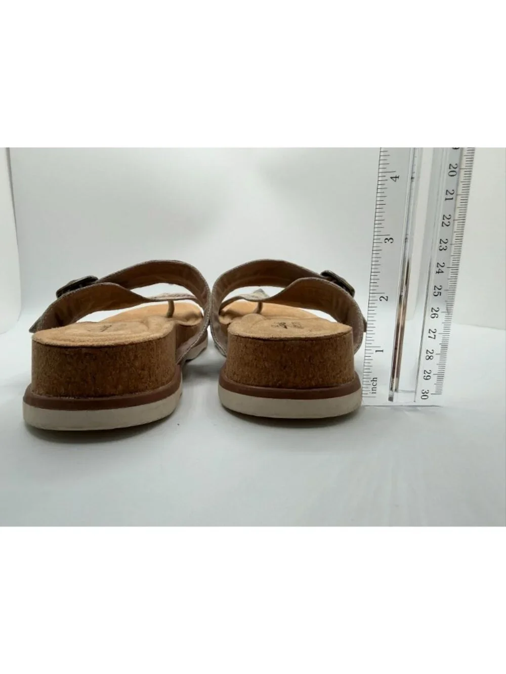 Clarks Brynn Madi Sandals Women Size 7M Sand Interest Leather Open Toe Shoes